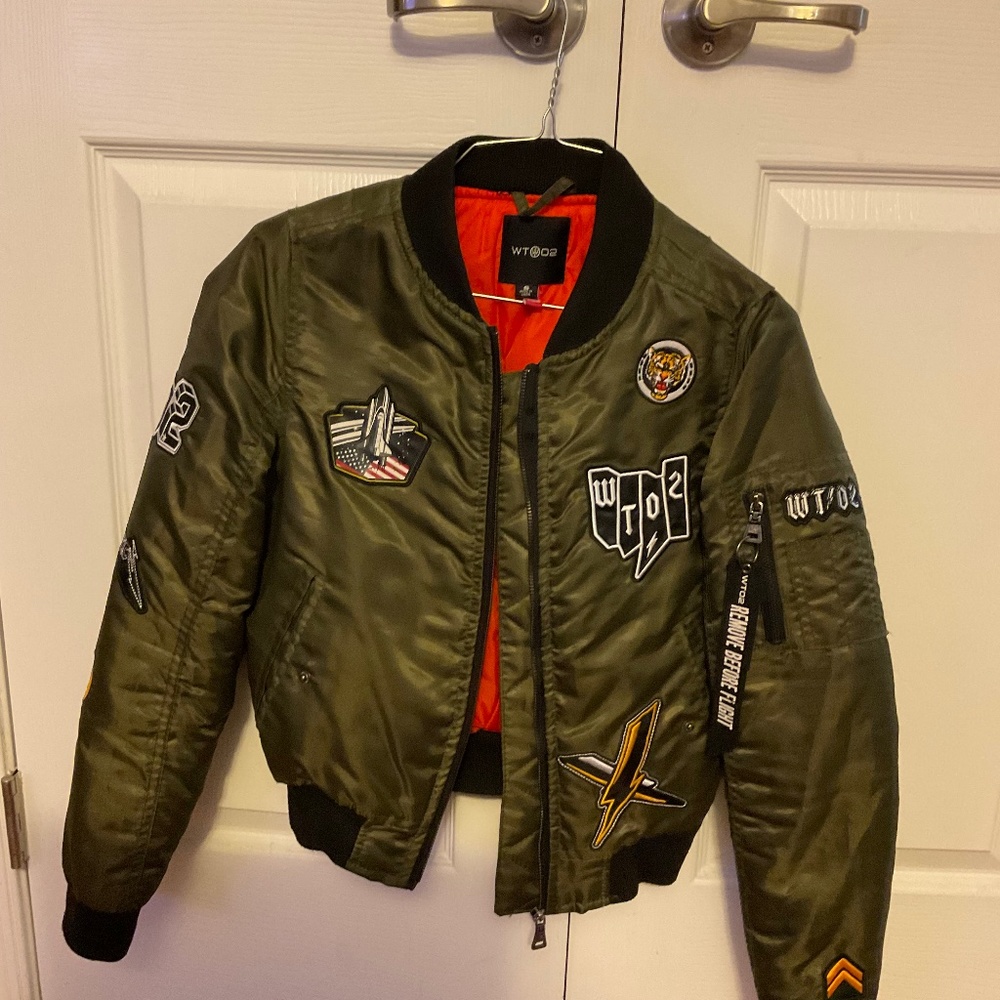 Olive Green Puff Jacket